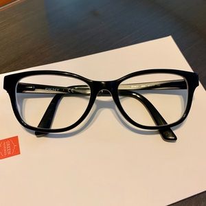 DKNY black frame prescription glasses